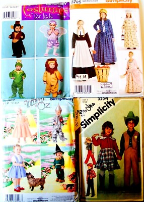 U PICK!  HALLOWEEN COSTUME SEW PATTERN  Boys Girls Child 