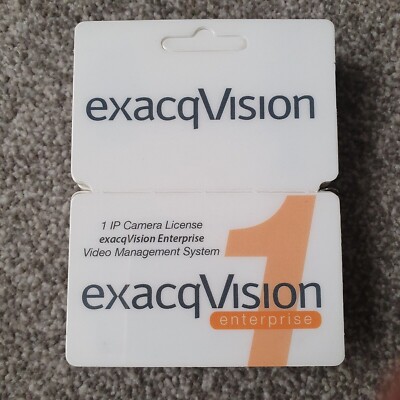 ExacqVision Enterprise IP Kamera Lizenz, P/N: ACEVENIP01-01
