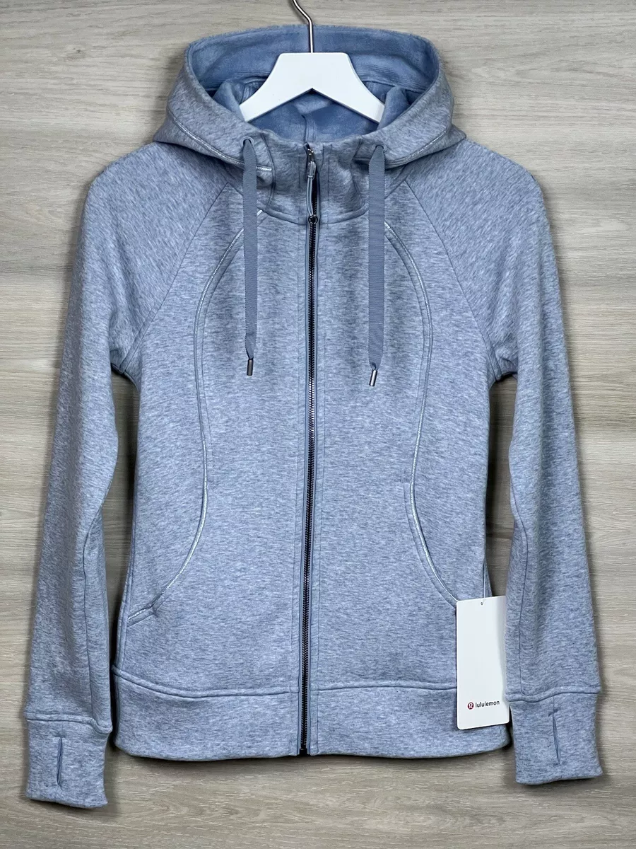 Lululemon Scuba Full Zip Hoodie Plush Size 4 Heathered Chambray / Chambray  25798