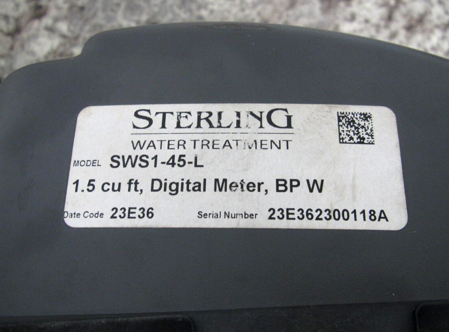 Sterling SWS1-45-L Water Treatment System Controller / Control Head Assy Used