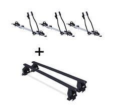 3x Fahrradtr&auml;ger SAGITTAR+Dachtr&auml;ger Tema Stahl f&uuml;r f&uuml;r Mercedes AKlasse W168 97
