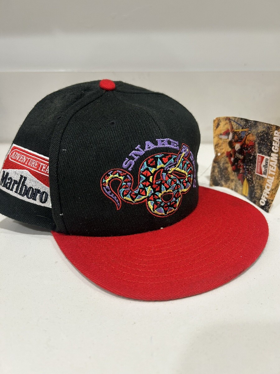 Vintage Marlboro Adventure Team Snake Pass Hat Unworn With Tag 90s