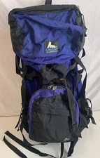 Gregory Hiking Camping Backpack Internal Frame Blue Adjustable Straps Size Large