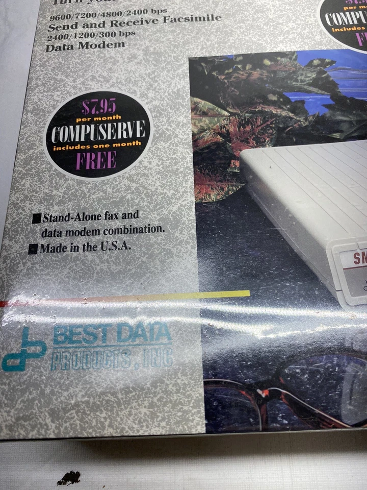 Macintosh Computer Modem Best Data 9624FX External Smart One FAX 9600bps Nib - Image 2 of 4