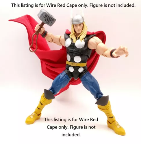 Hasbro Marvel Legends Clásico Alambre Dedicado Thor Capa Roja