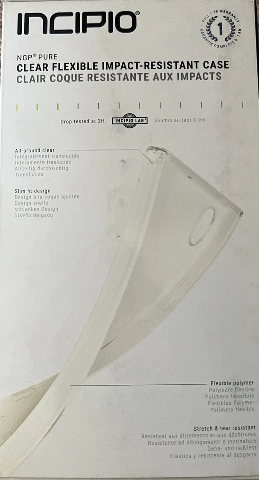 Incipio - Capa NGP Pure Soft Shell para Sony Xperia XA1 Ultra - Transparente FRETE GRÁTIS - Imagem 2 de 2