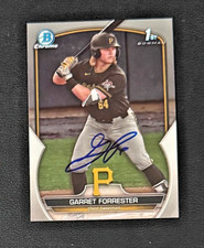 Garret Forrester 2023 1st Bowman CHROME signed autograph baseball card Roseville