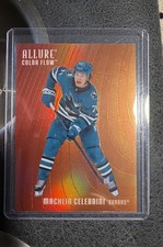 2025-26 Upper Deck Allure - Color Flow Macklin Celebrini #CF-28 Red Orange