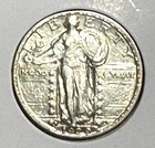 1929S US Standing Liberty SILVER Quarter! "San Francisco" Mint! XF Details!
