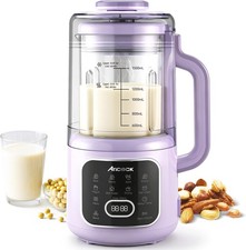 Nut Milk Maker, 1500ML Automatic Plant-Based Milk Machine for Homemade Almond, O