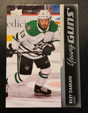 2021-22 UPPER DECK RILEY DAMIANI YOUNG GUNS ROOKIE CARD (#741) - FREE SHIPPING. rookie card picture