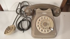 telefono vintage sip telecom con rotella e cornetta funzionante anni 70
