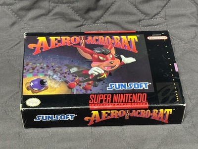 Aero the Acro-bat   *  Snes Box Only * Super Nintendo Original box
