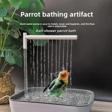 Parrot Automatic Bathtub With Shower Pet Circulating Water Bath Parrot Bathtub