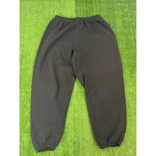 Tultex Maximum Sweats Black Jogger Pants Mens 2X Made in USA Fleece Lined