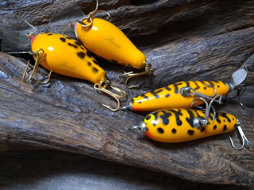 Fished, unused, in good condition, Balsa 50 Yellow Dog, set of 9 - Image 14