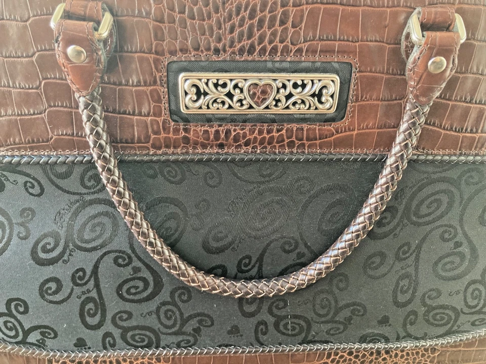 Brighton черный шоколад кожи Weekender ручная кладь ночь дорожная сумка - Изображение 2 из 4