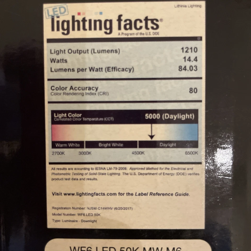 10x (pack de 10 unidades) Downlight Empotrado Ultra Delgado 6" LED Litonia CAJA ABIERTA. Foto 3 de 4