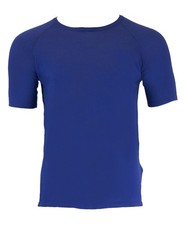 GANT RUGGER Men's Dark Ocean Blue Knitted Tee 84190 Size M 135 NWT