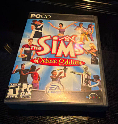 EA Games The Sims: Deluxe Edition (PC, 2002) T Manual Included