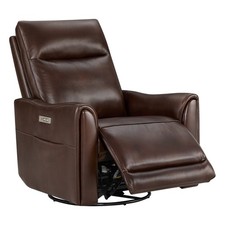 CHITA Power Recliner Chairs Swivel Rocker Recliner Chair with Charging Ports