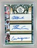 Stockton Castellanos Weigman 2025 Leaf Trinity #T-16 Trios Emarald Auto 8/8
