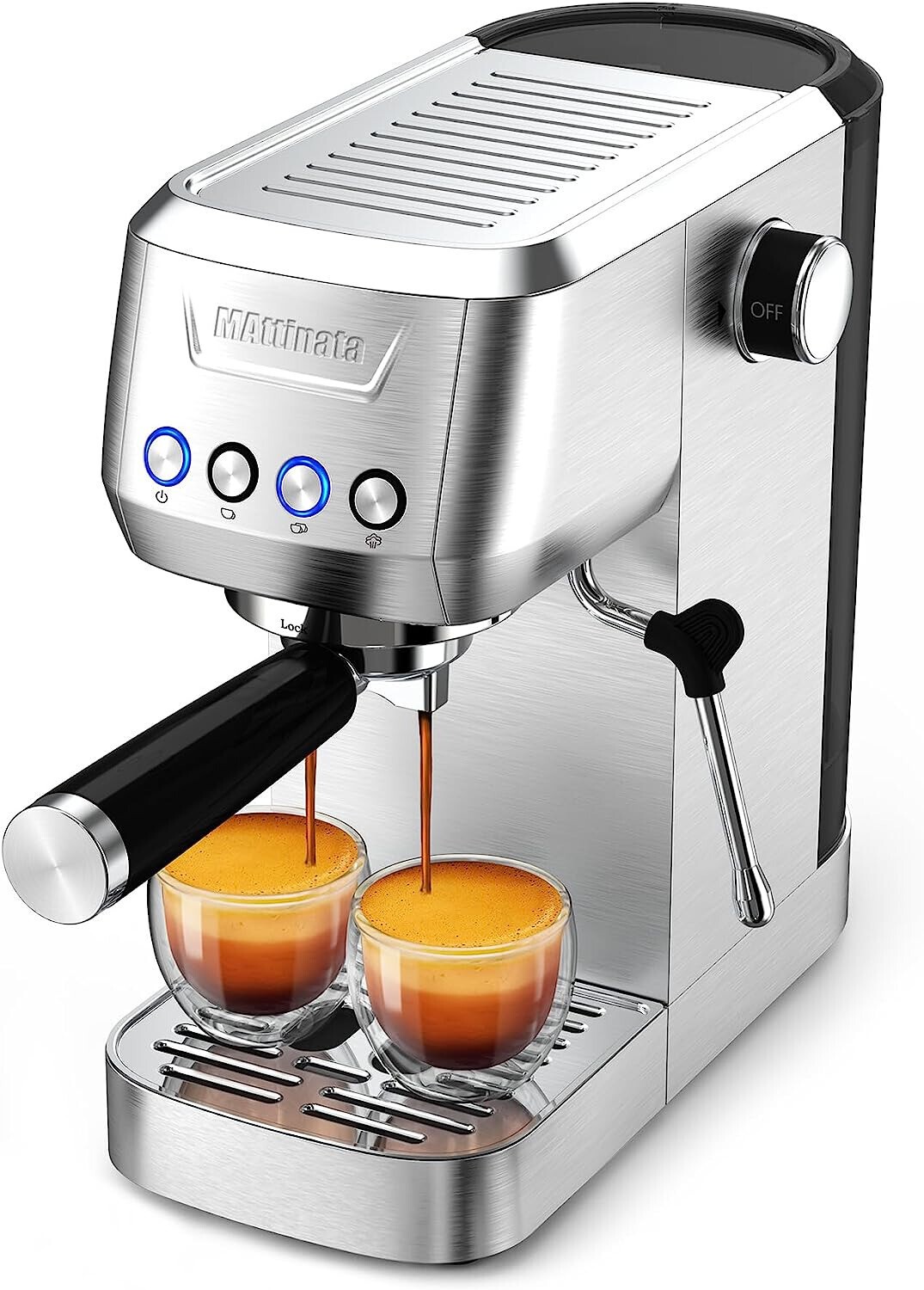 With Milk Frother/steam Wand, Compact Cappuccino Machine