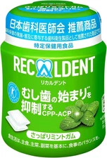 Mondelez Recaldent Lime Mint and Refreshing Mint Bottle 135g x 24
