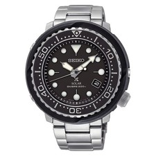 Seiko Solar Prospex Diver Silber Herren Armbanduhr SNE497P1EST