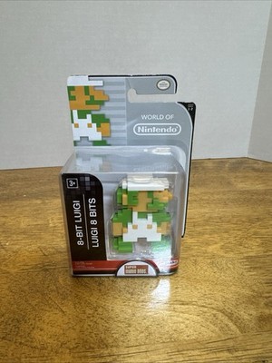 World of Nintendo 8-Bit Luigi Figure Jakks Pacific Super Mario Bros. Series 1-6