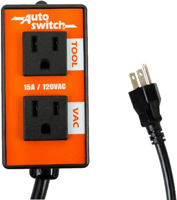 Automatic Vacuum Switch for Power Tools, Tool Activated Auto On/Off Outlet with