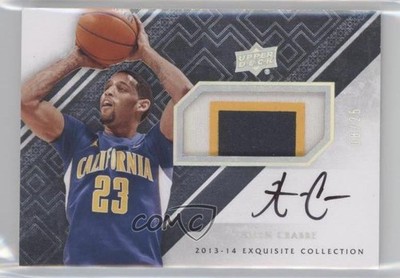 2013-14 Exquisite Collection Silver Spectrum 8/25 Allen Crabbe #58 Rookie RC 1e5