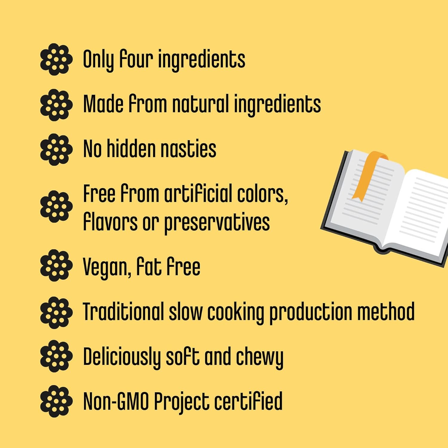 Panda Natural Licorice Chews 7oz (pack Of 4) 7 Ounce (Pack of 