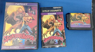 NAMCO Splatterhouse Part 3 Sega Mega Drive T-14153 Japan 1993 Horror Action