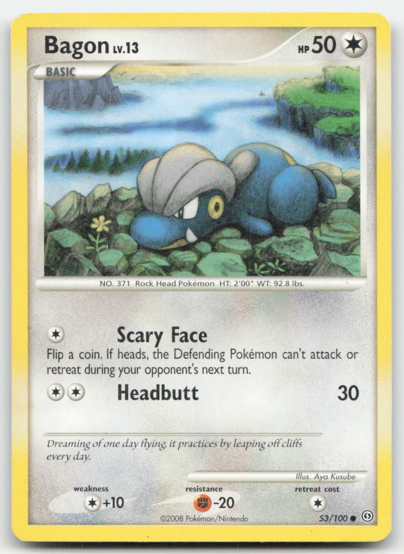 Bagon 53/100 Stormfront Pokemon TCG HP