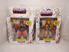 NIB 2 Masters of the Universe Origins Sketchbook Series Figs Sy-Klone & Spikor