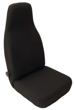 HIGHBACK BLACK CLOTH DRIVERS TRUCK SEAT,STEPVAN,GRUMMAN,UTILIMASTER