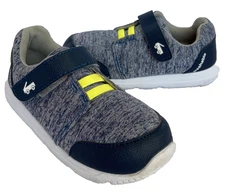 See Kai Run Basics Stryker Toddler Machine Washable Gray Sneakers (Size 9)