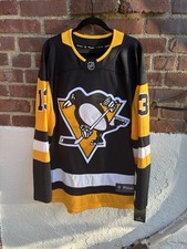 Pittsburgh Penguins Vinnie Hinostroza Fanatics NHL Hockey Jersey Men’s Large NWT