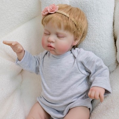 Lifelike Reborn Baby Dolls 19in Cute Soft Body Sleeping Chubby Real Life Newborn