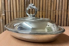 Quality walker & hall silver  Plated Serving Dish with Lid A1, 52080.