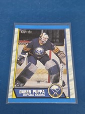 1989-90 O-Pee-Chee RC #200 Daren Puppa Buffalo Sabres HOCKEY Card 8L