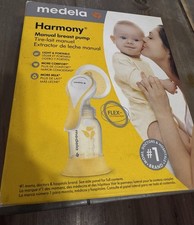Medela Manual breast pump with Flex Shields Harmony Single Hand New / Sealed