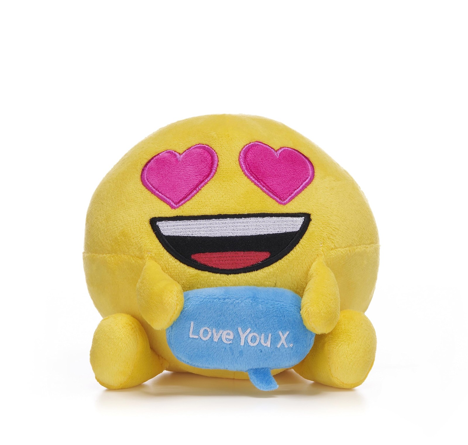 Эмодзи 7 (18 см) Сердечных глазок Любят тебя X! Плюшевая мягкая игрушка с Эмодзи