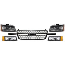 Grille For Chevy Chevrolet Silverado 1500 Classic Truck 2003-2006