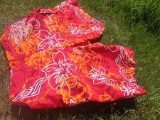 Hawaiian Floral Shorts Size 31 Mens Pocket USA Made Adjustable