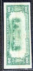1929 $20 Dollar Bill National Currency Note Chicago Paper Currency Auction — photo 5
