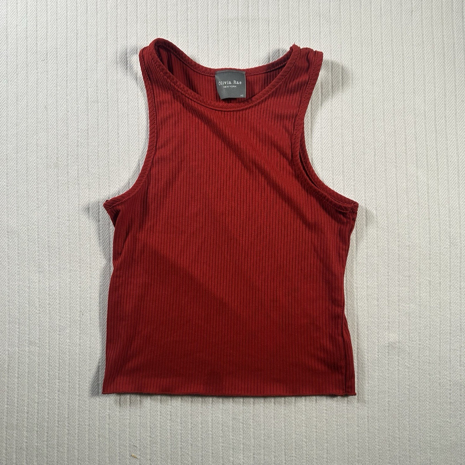 Olivia Rae New York Women’s XS Ribbed Sleeveless Tank Top