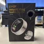 Livup Smart Ring Health Tracker Silver Size 8