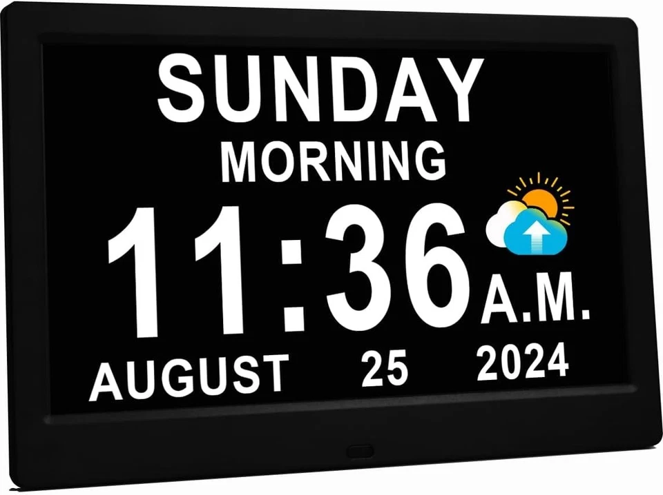 11.5 Inch Extra Large Digital Clock with 19 Alarms - Image 3 of 4